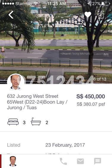 Blk 632 Jurong West Street 65 (Jurong West), HDB 5 Rooms #139423822